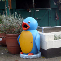 Bird bin, Mudchute farm