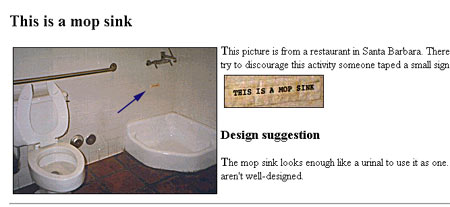 This is a Mop Sink (image from www.baddesigns.com)