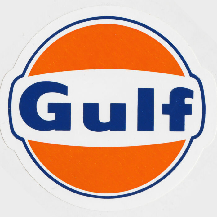 Gulf logo with orange disc