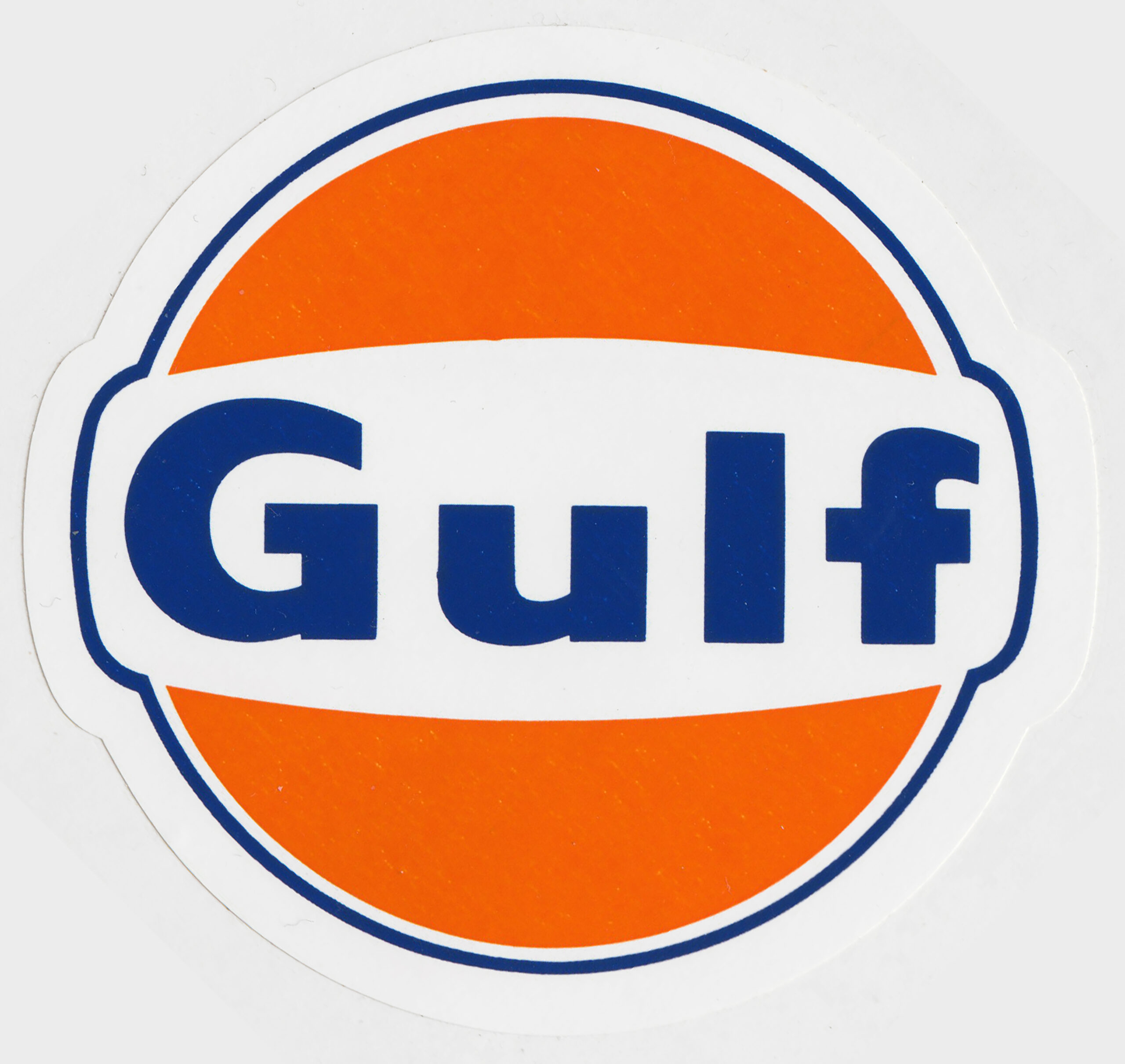 Gulf logo with orange disc