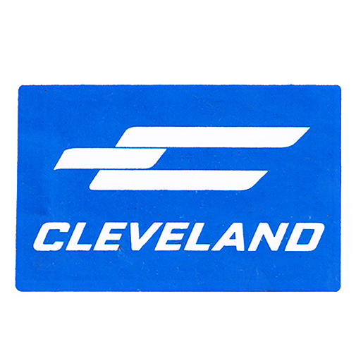 Cleveland late 60s logo - blue rectangle with white C and text