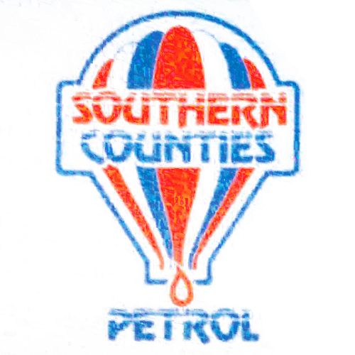 1980s Southern Counties logo with hot air balloon