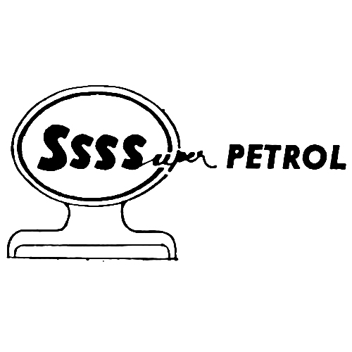 SSSSuper - logo with elliptical globe and black text