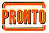 Pronto logo - red, yellow and black